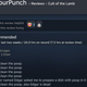 A Steam user reviews the game Cult of the Lamb.